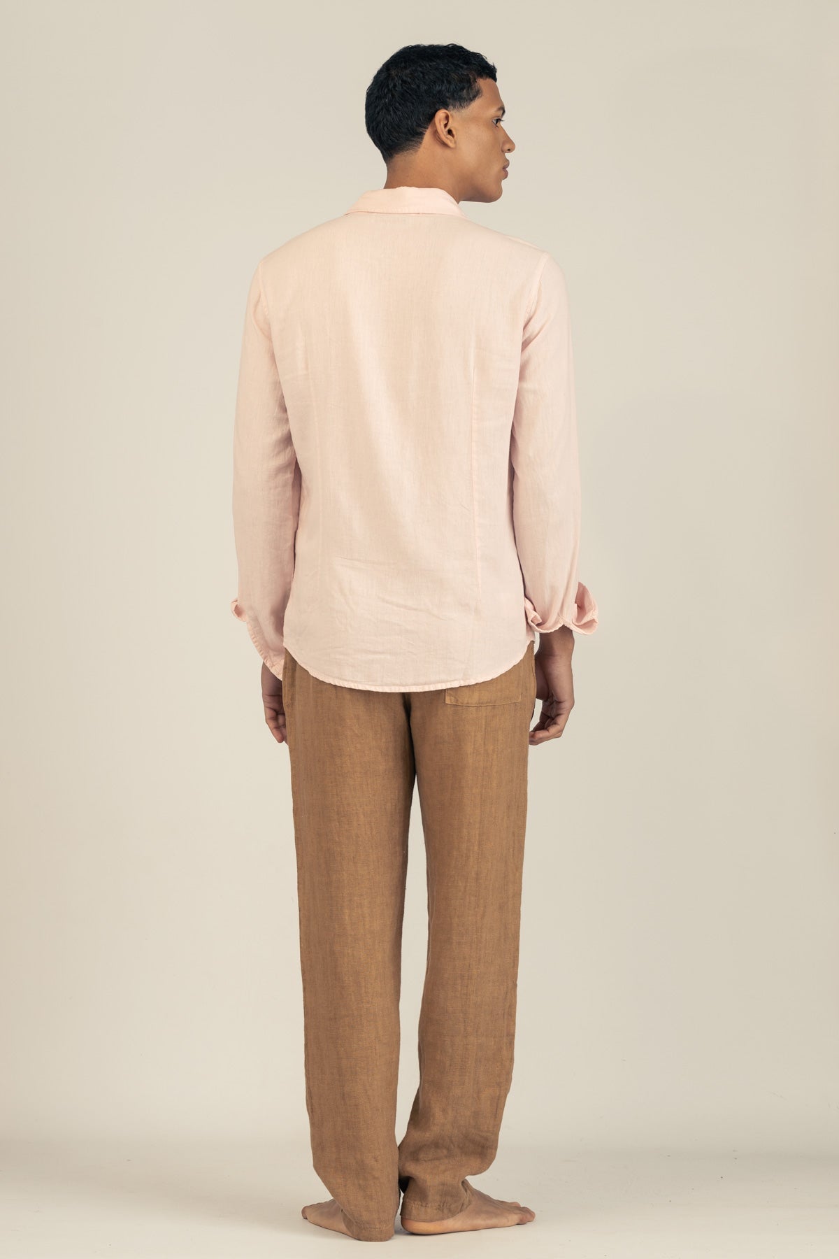 Premium Linen Pants in Tobacco