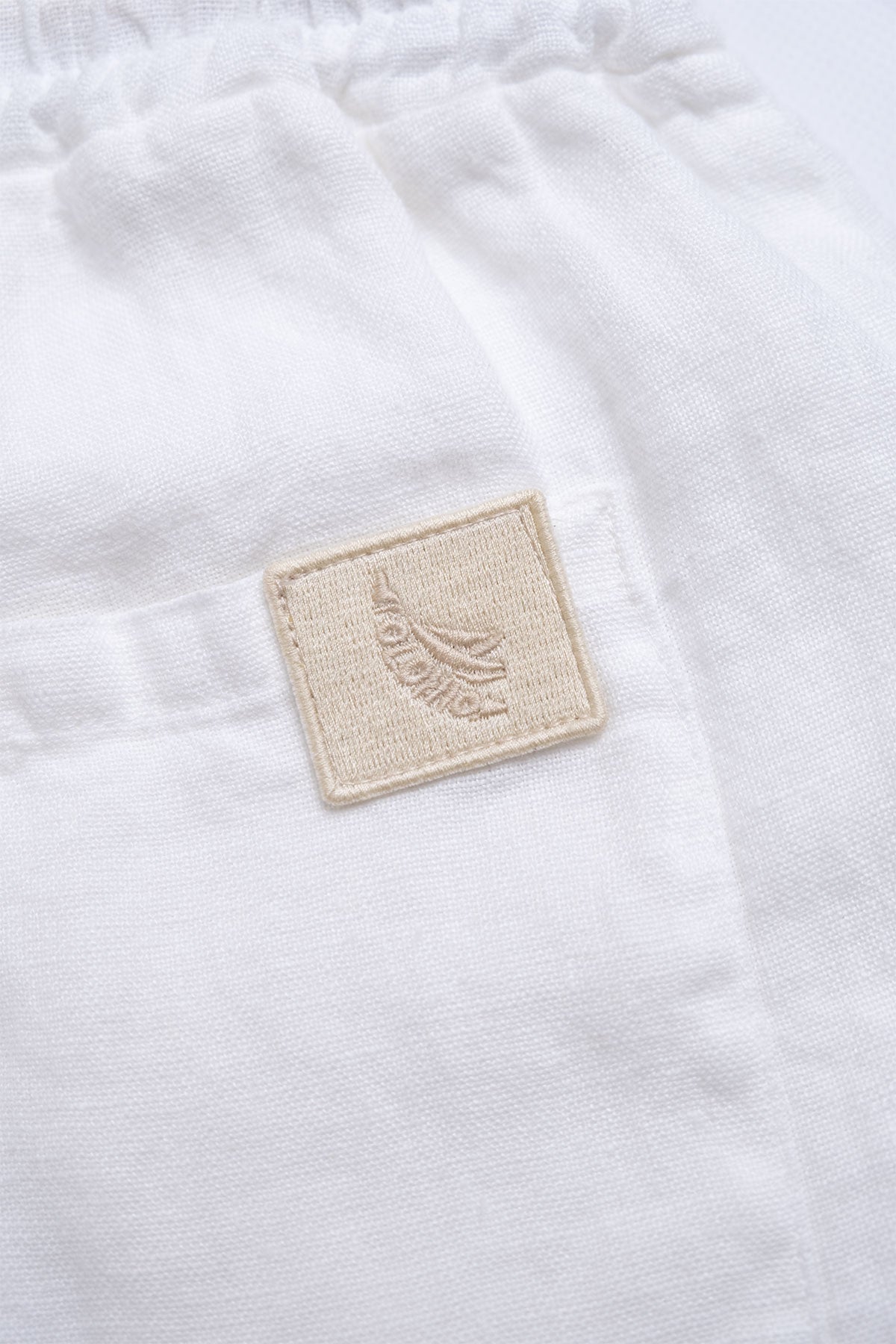 Premium Linen Shorts in White