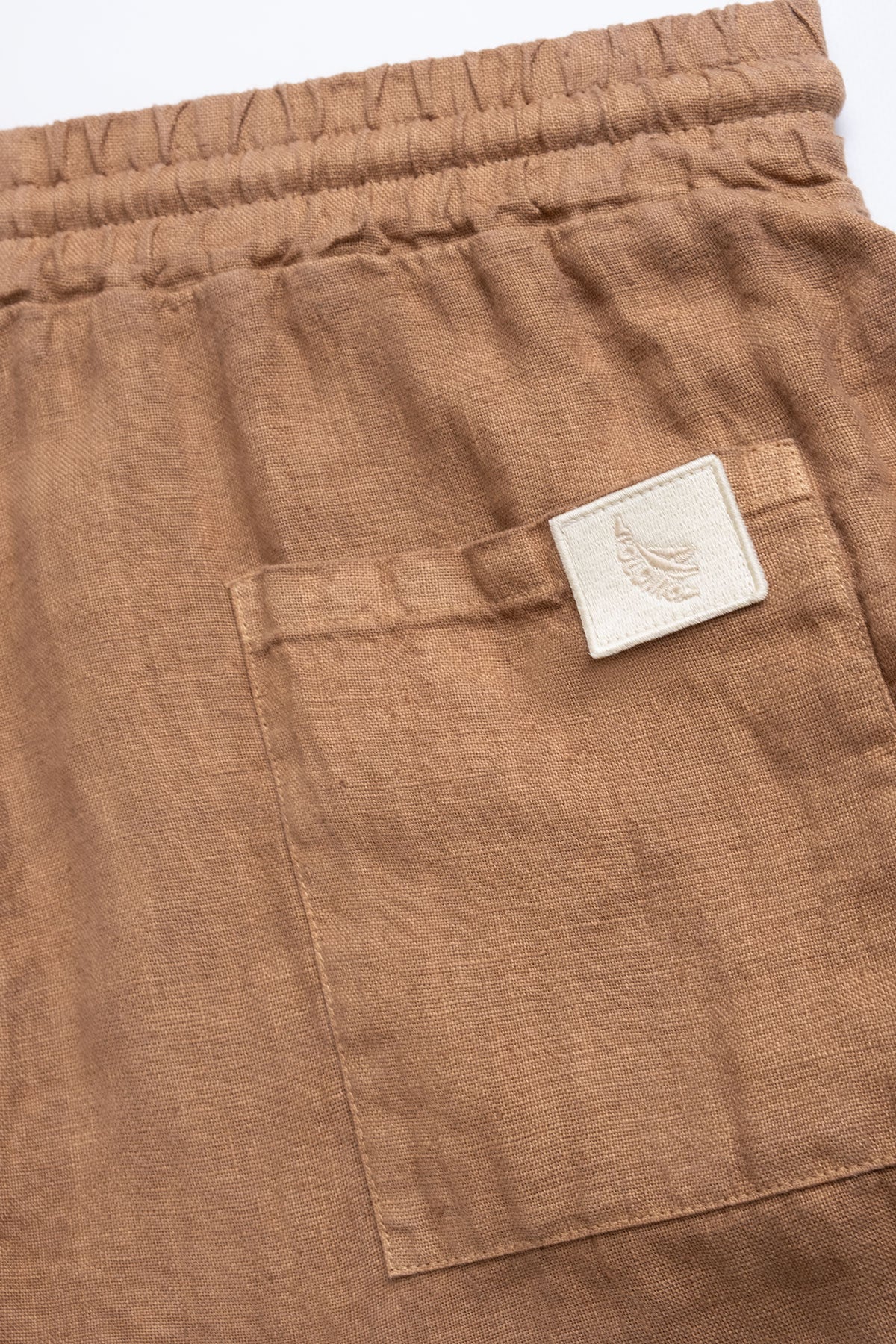 Premium Linen Shorts in Tobacco