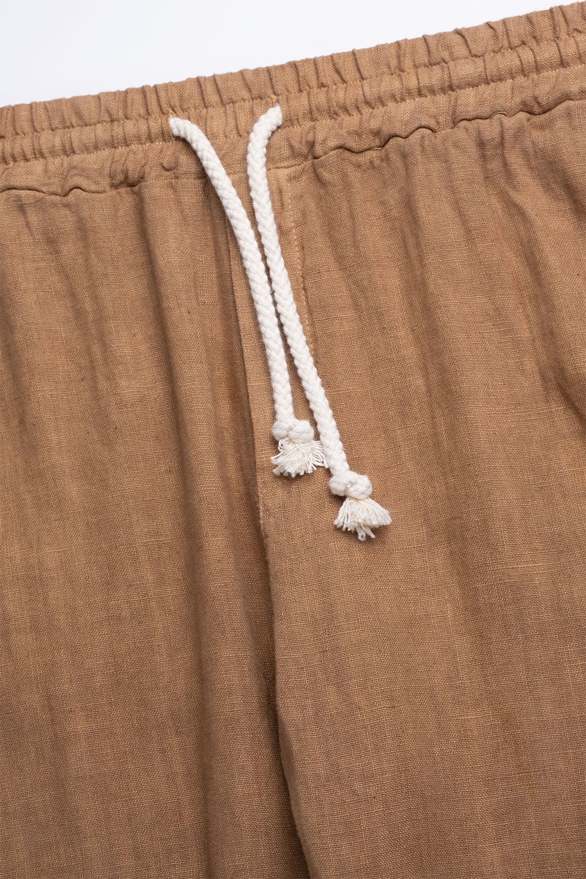 Premium Linen Pants in Tobacco