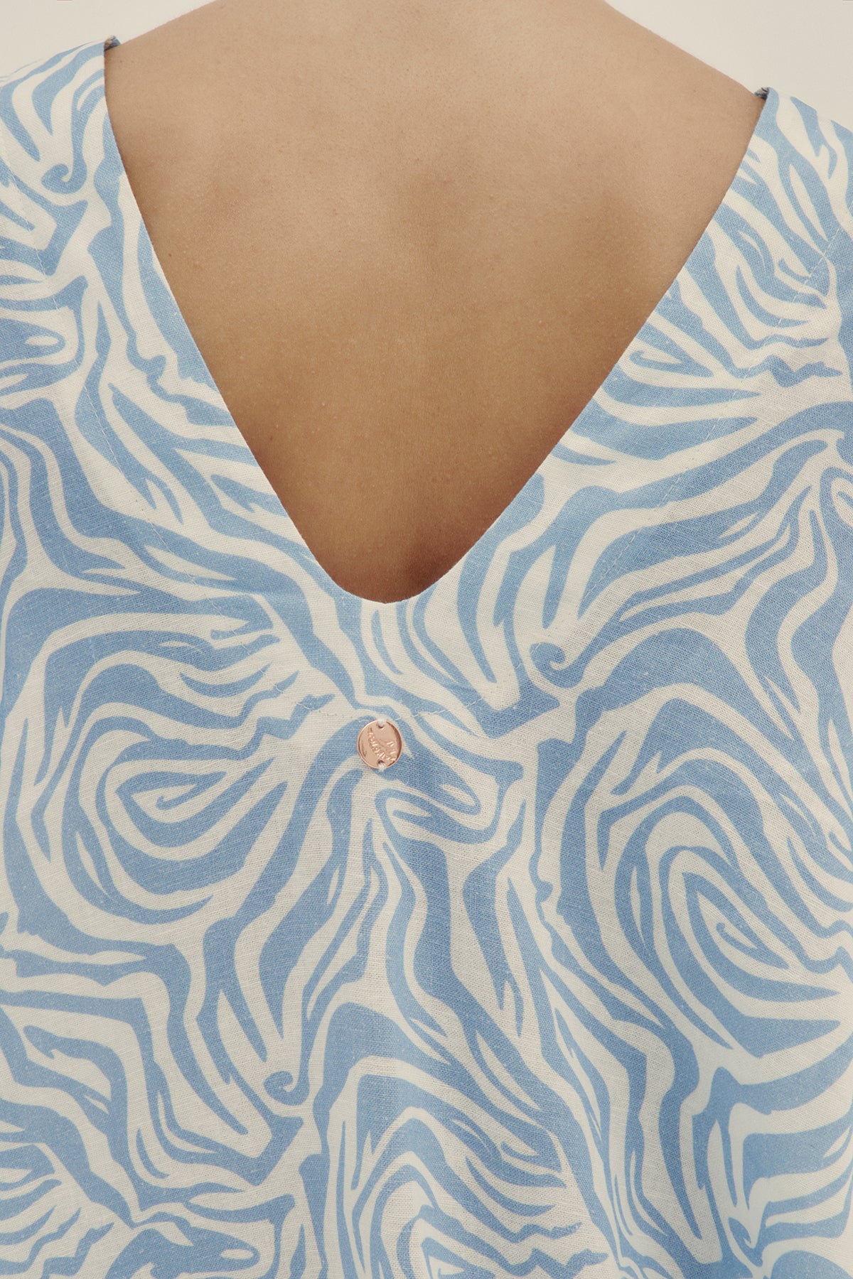 Kaftan Lu Zebra Cielo - Polonio