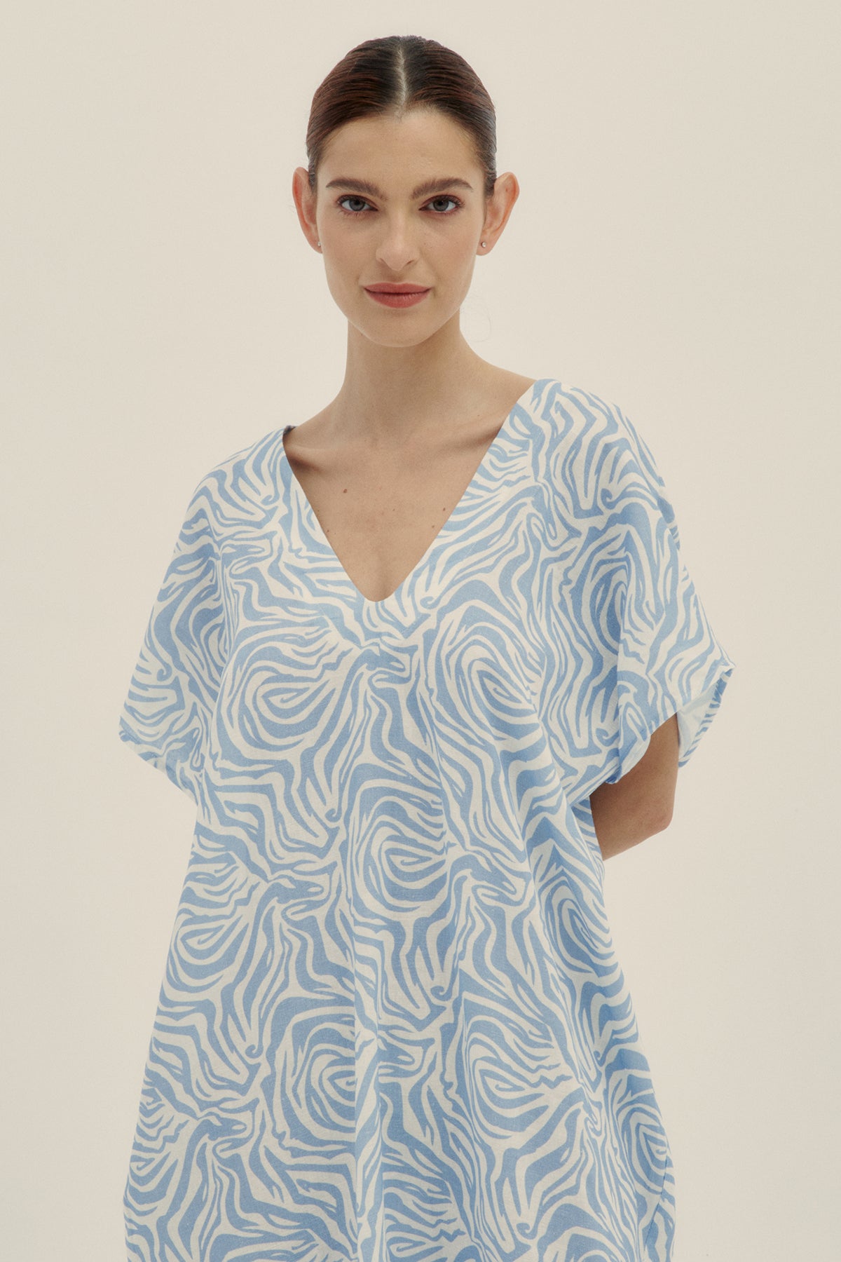 Kaftan Lu Zebra Cielo - Polonio