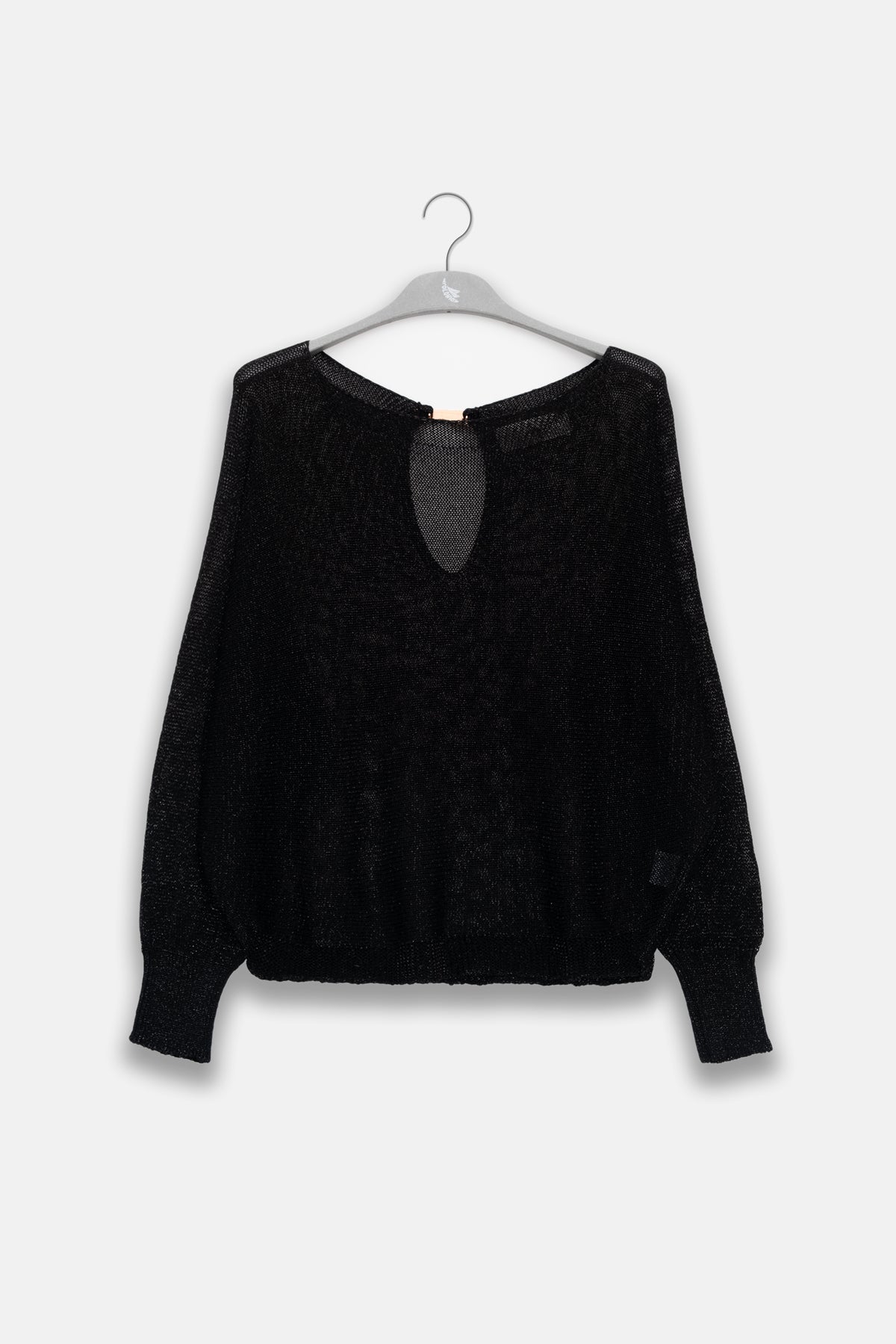 Jersey Lu Ring de Lurex Negro