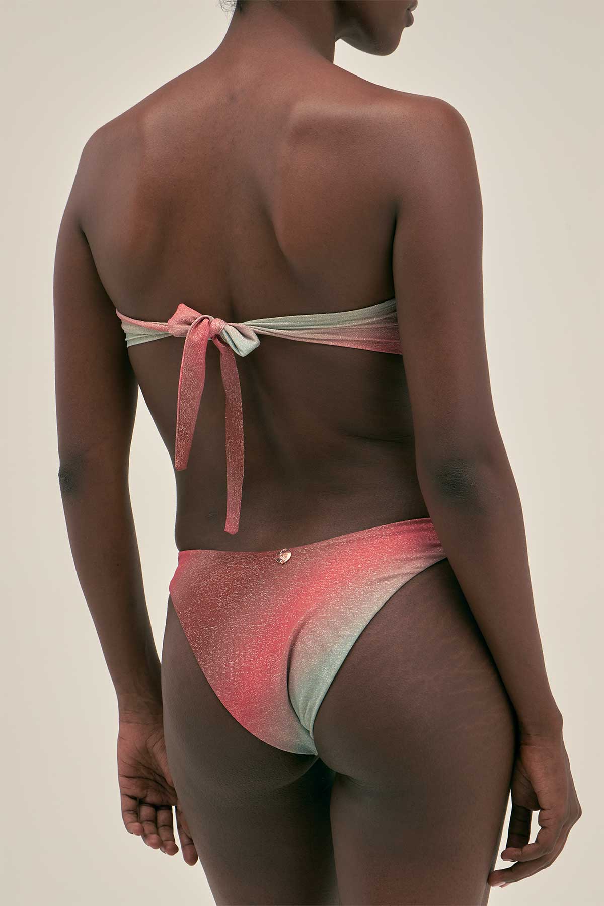 Strapless Bikini Top in Sunrise