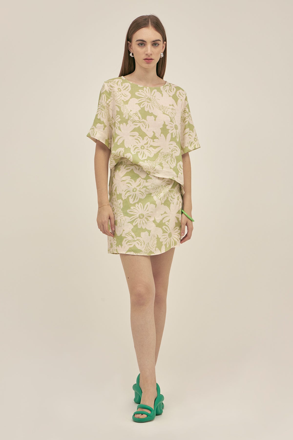 Fefe Top in Jungle Green