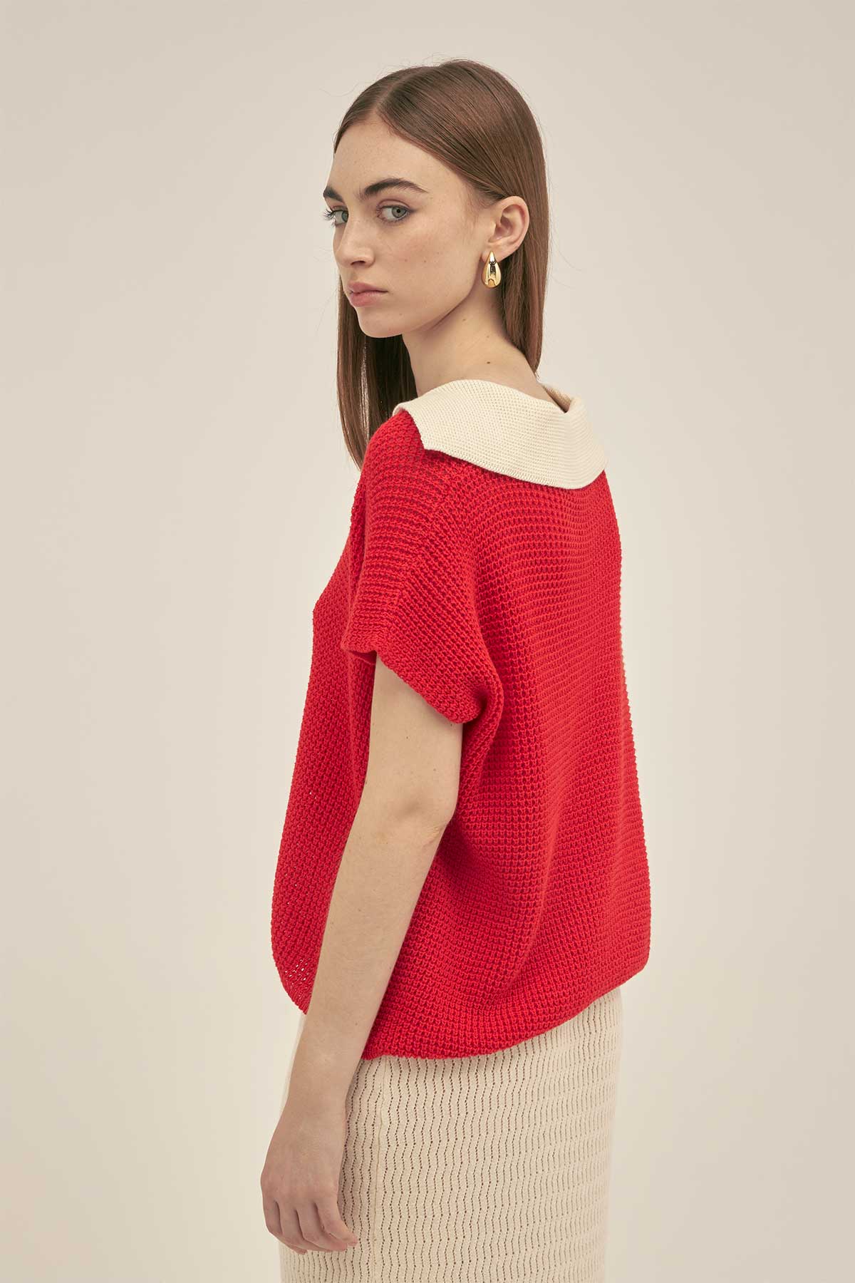 Lu Knit Top in Sol