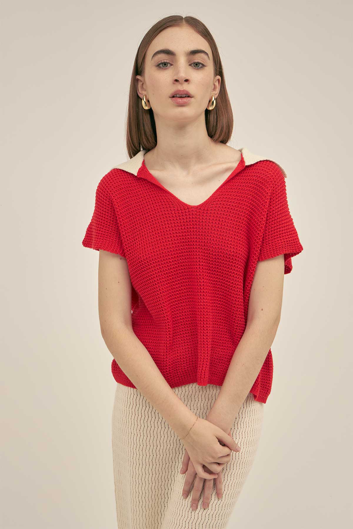 Lu Knit Top in Sol
