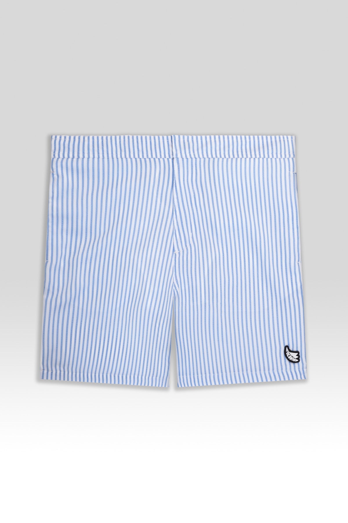 The Josh Swim Trunks in Seersucker Stripe