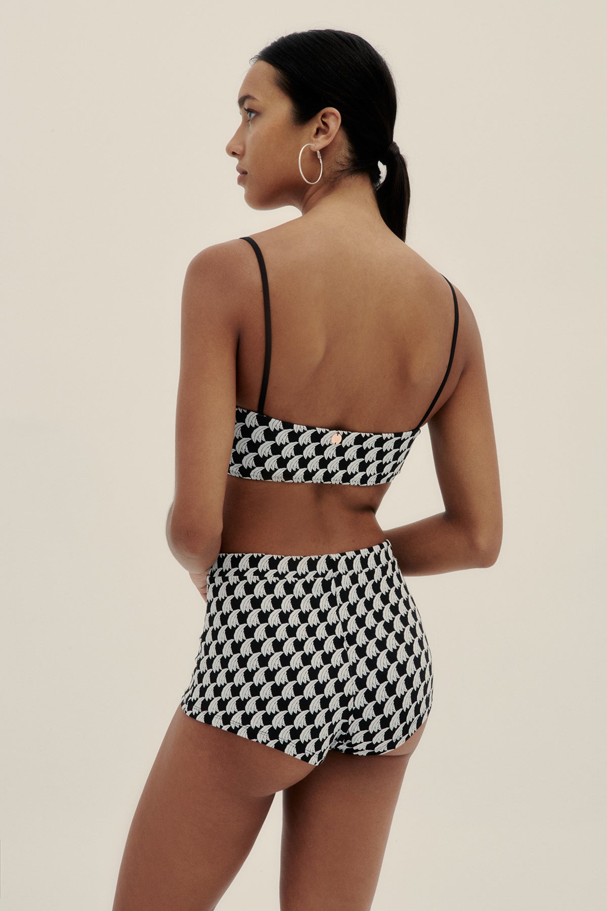 Braguita Bikini Boyshort Jacquard - Polonio