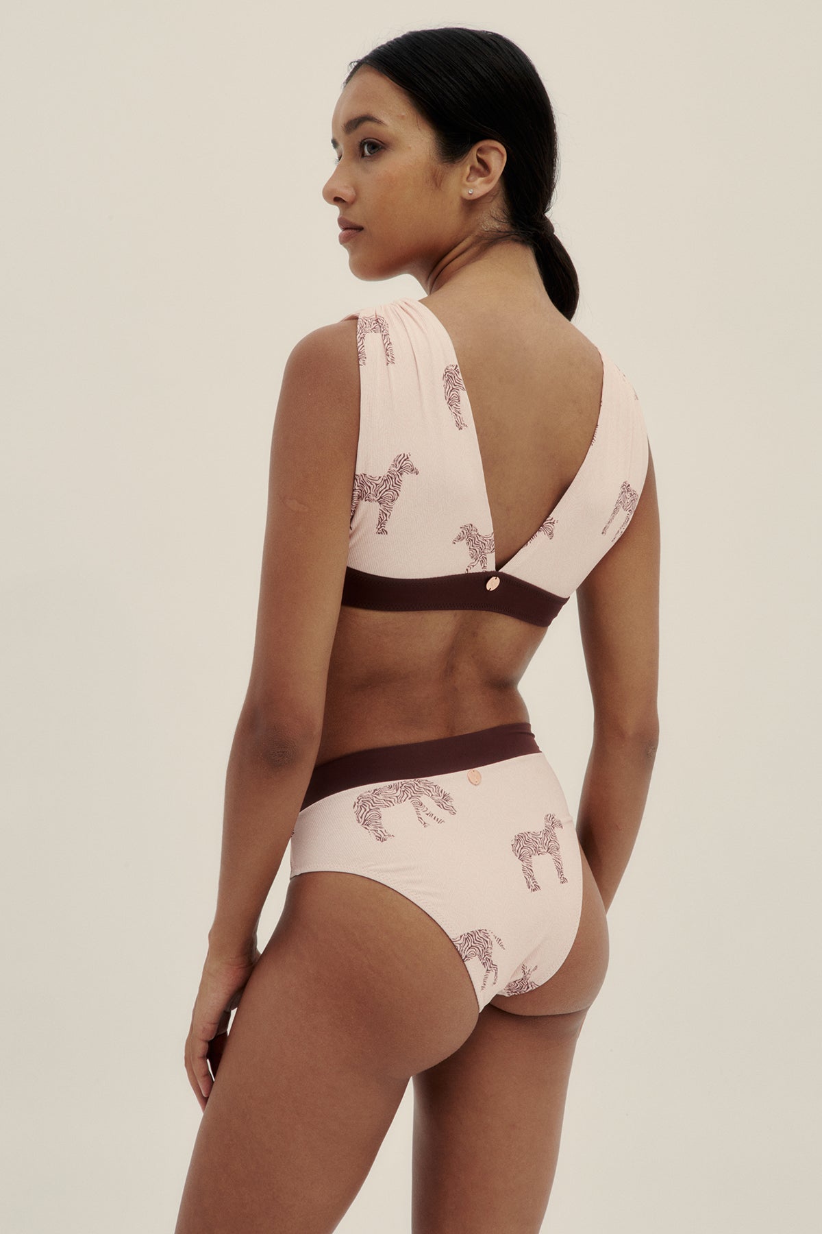 Braguita Bikini Nicky Zebra - Polonio
