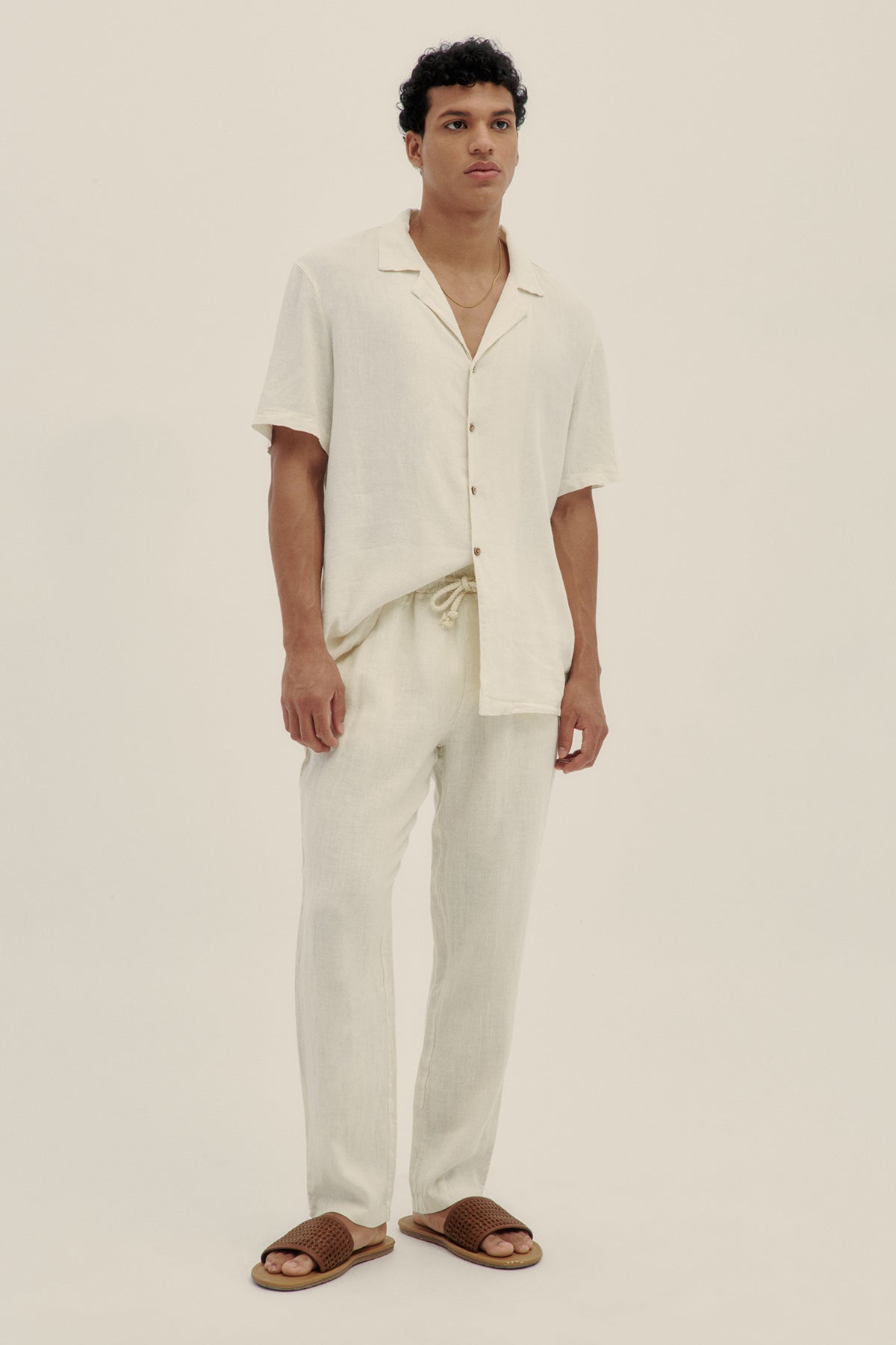 Camisa Camper Boxy Crema - Polonio