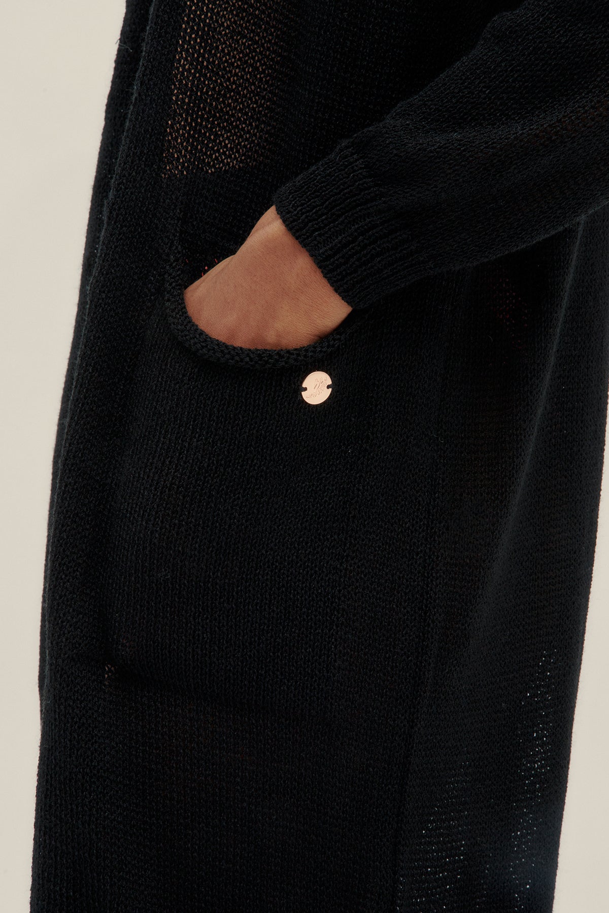 Cardigan Lu Negro - Polonio