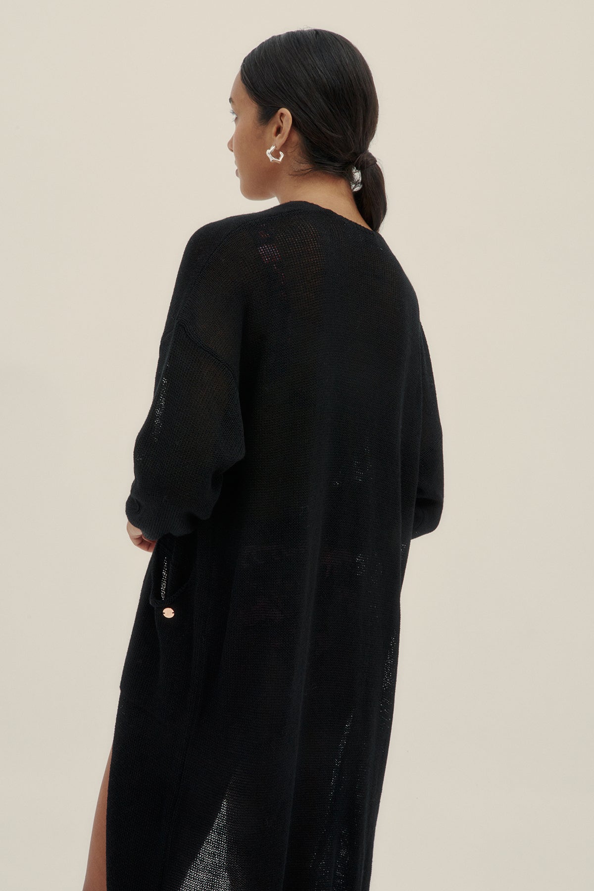 Cardigan Lu Negro - Polonio