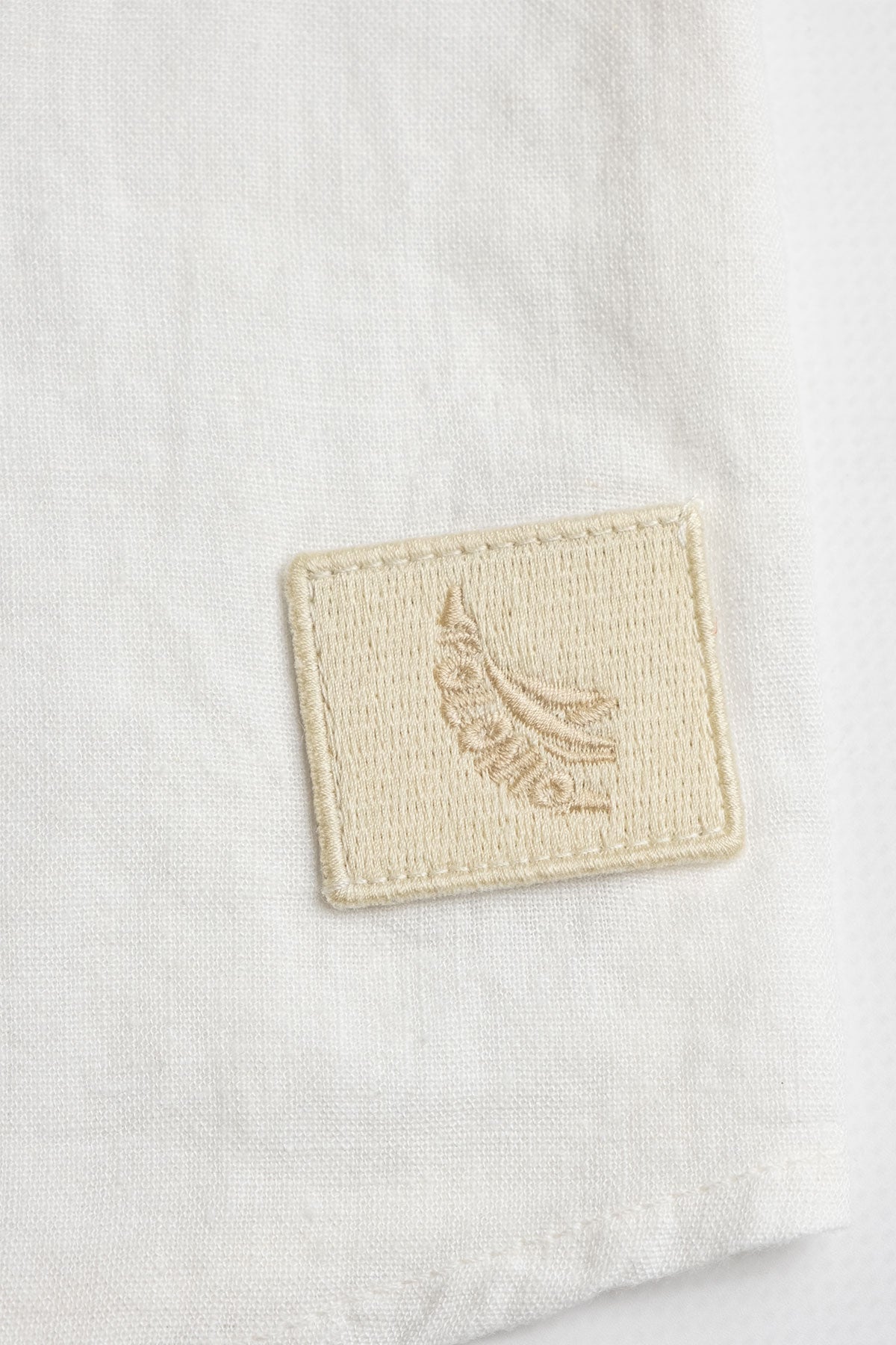 Long Sleeve Linen Cotton Shirt in White
