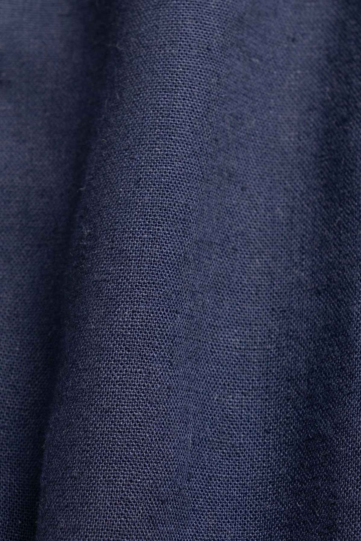 Long Sleeve Linen Cotton Shirt in Oceano