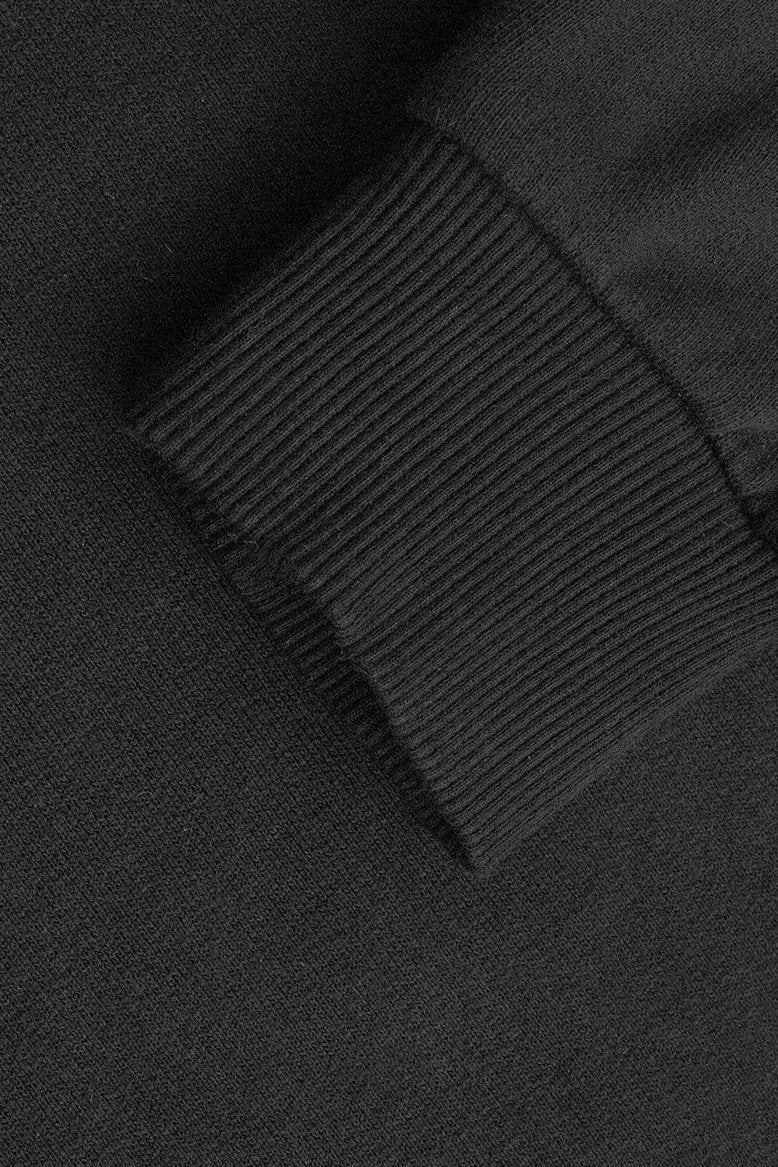 Sudadera Capucha Algodón Negro - Polonio