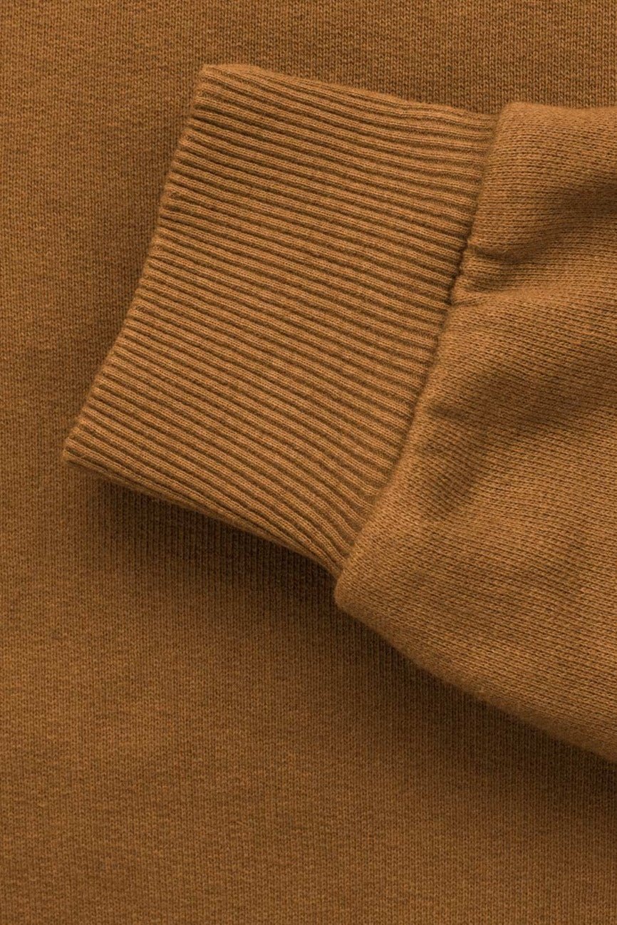 Sudadera Capucha Algodón Ocre - Polonio