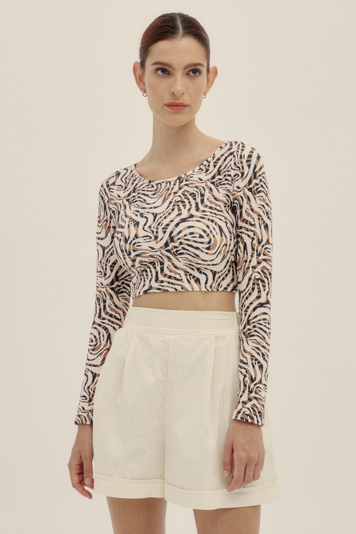 Top Angie Zebra - Polonio