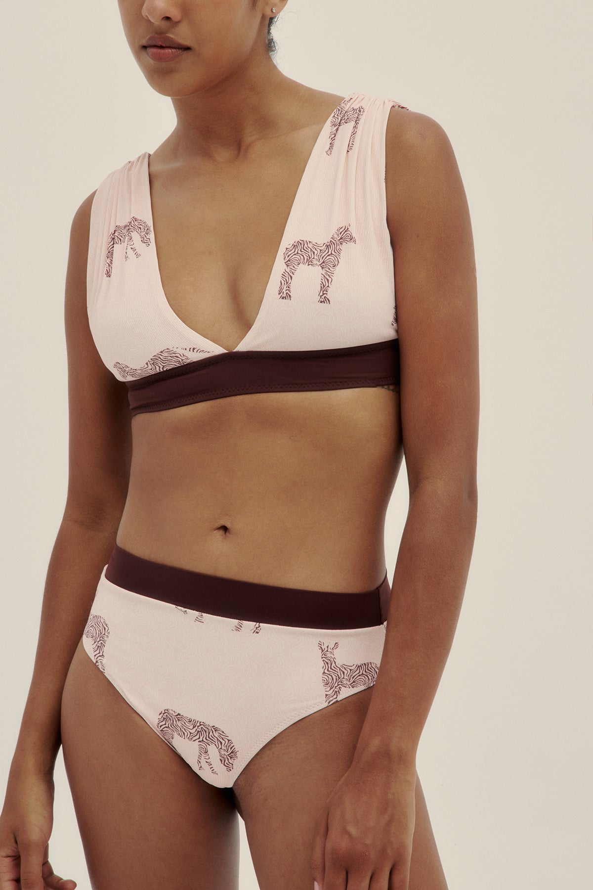 Top Bikini Moni Zebra - Polonio