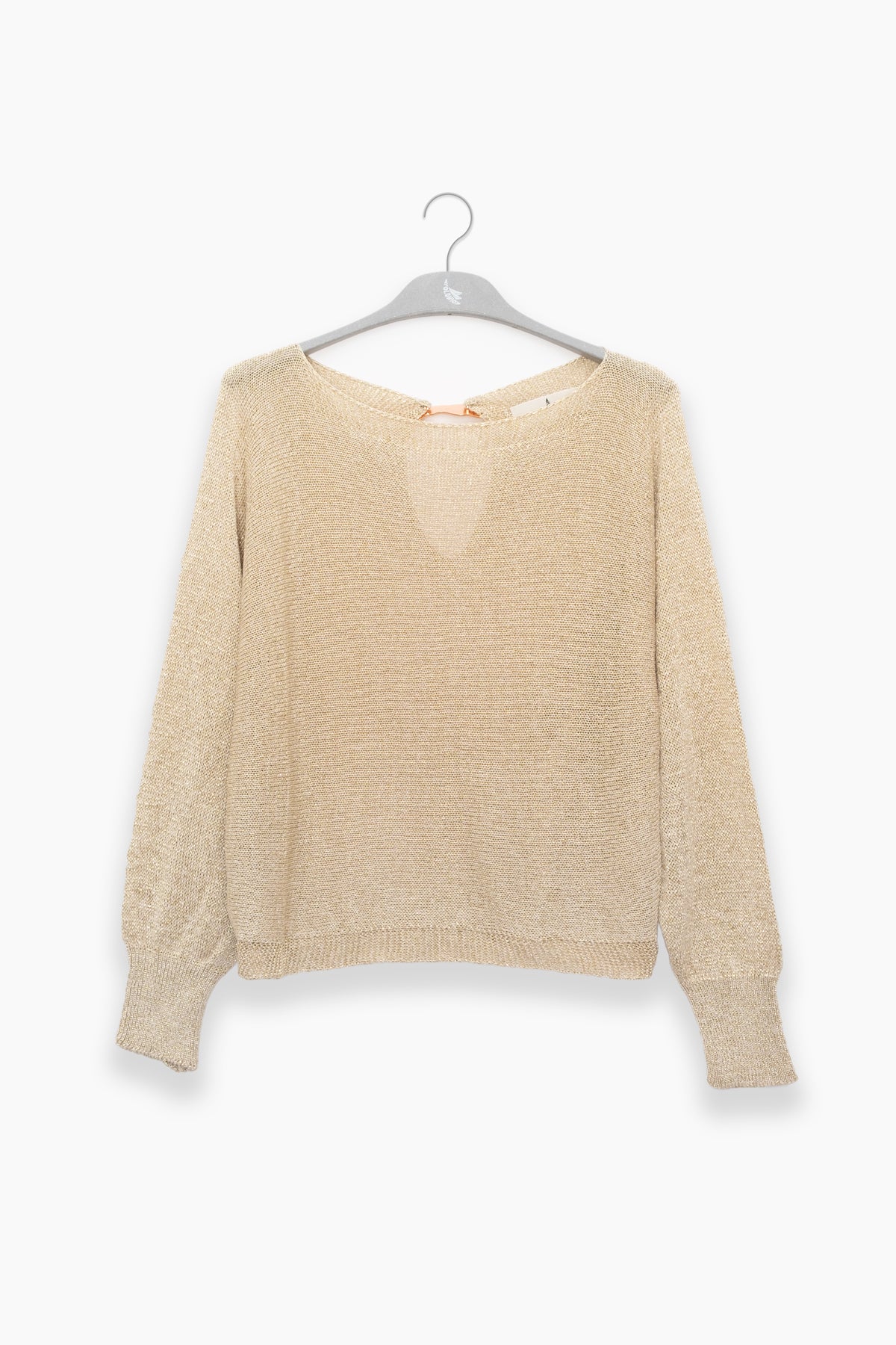 Jersey Lu Ring de Lurex Oro