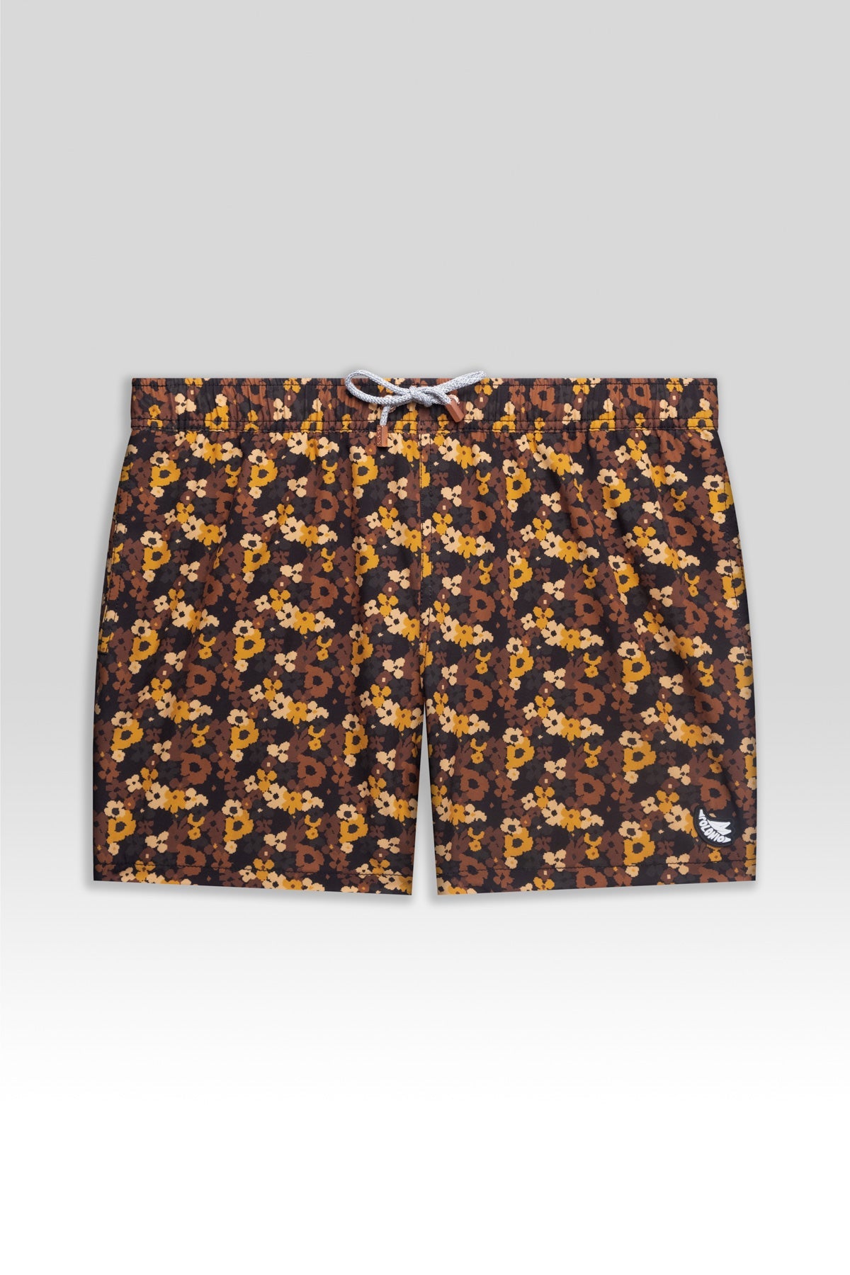 Classic Swim Trunks in Pixel Floral