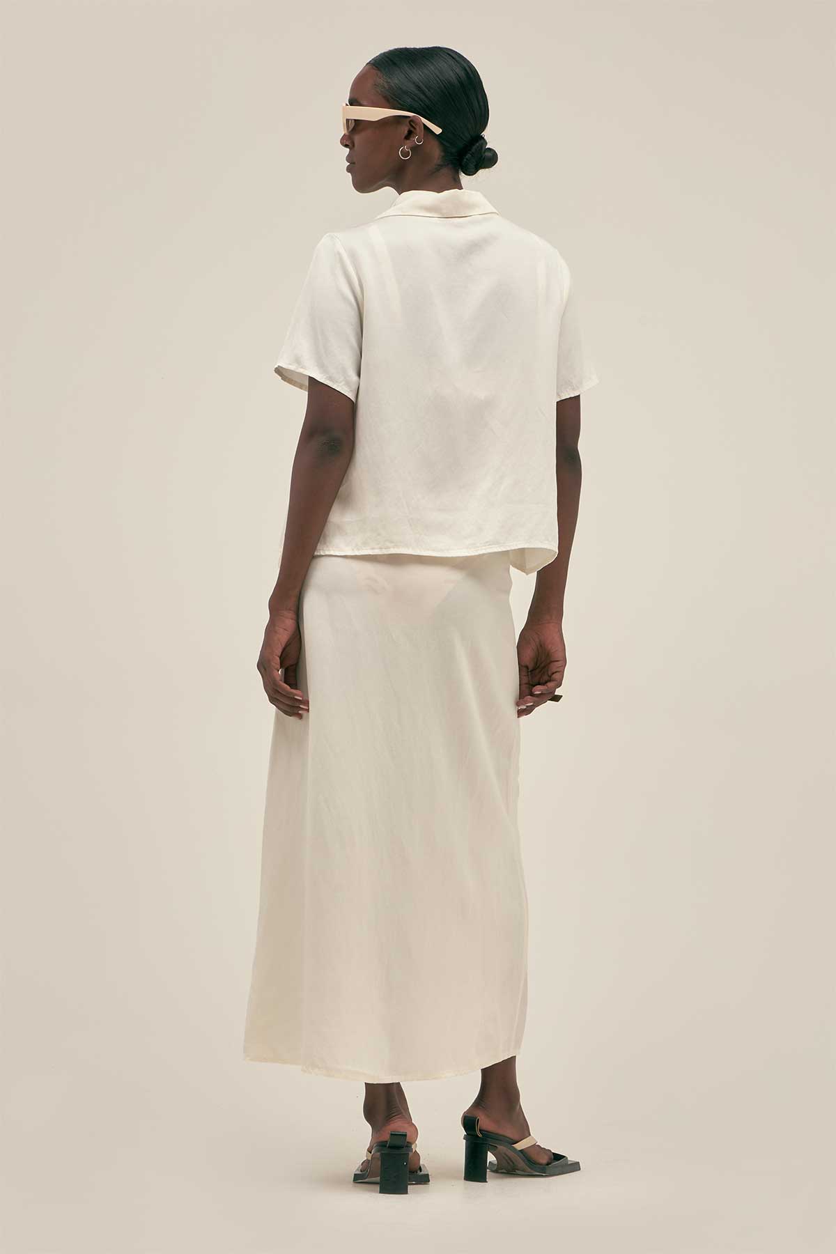 Long Skirt in Cream