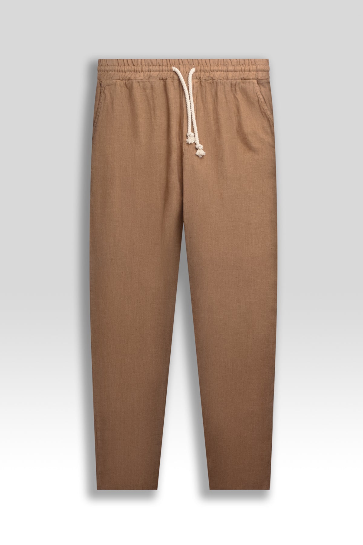 Premium Linen Pants in Tobacco