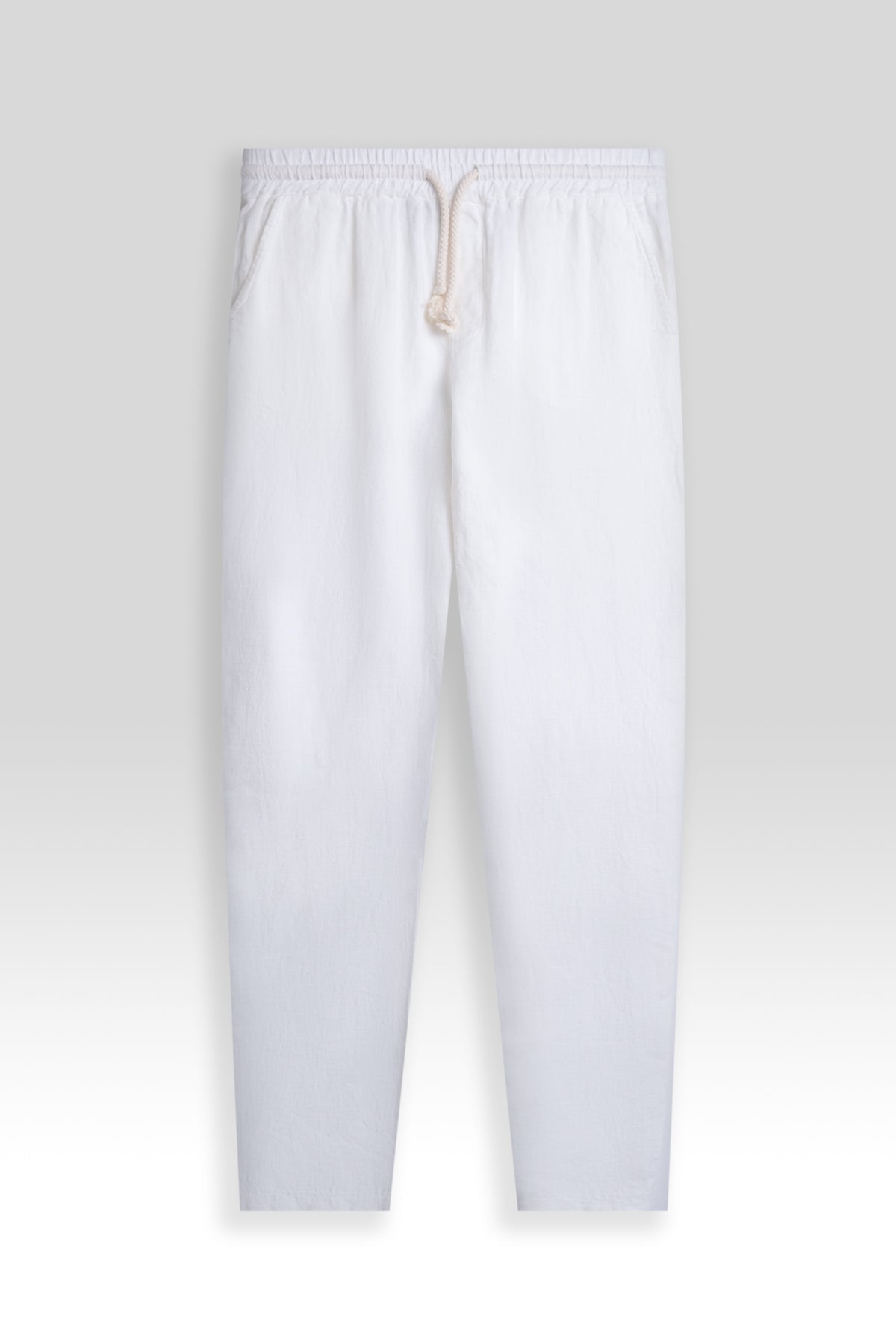 Premium Linen Pants in White