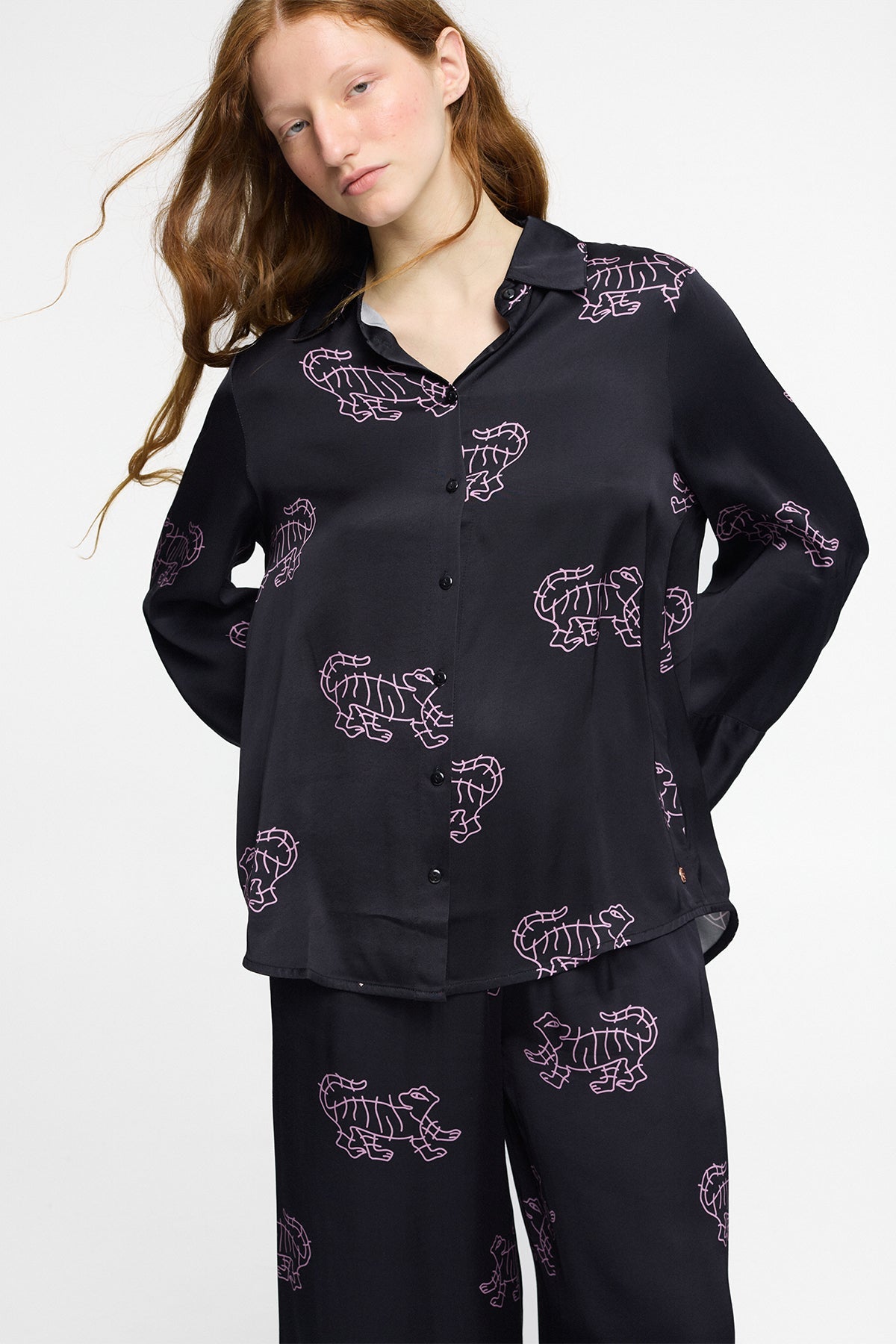 Camisa Marti Tigress Negro - Polonio