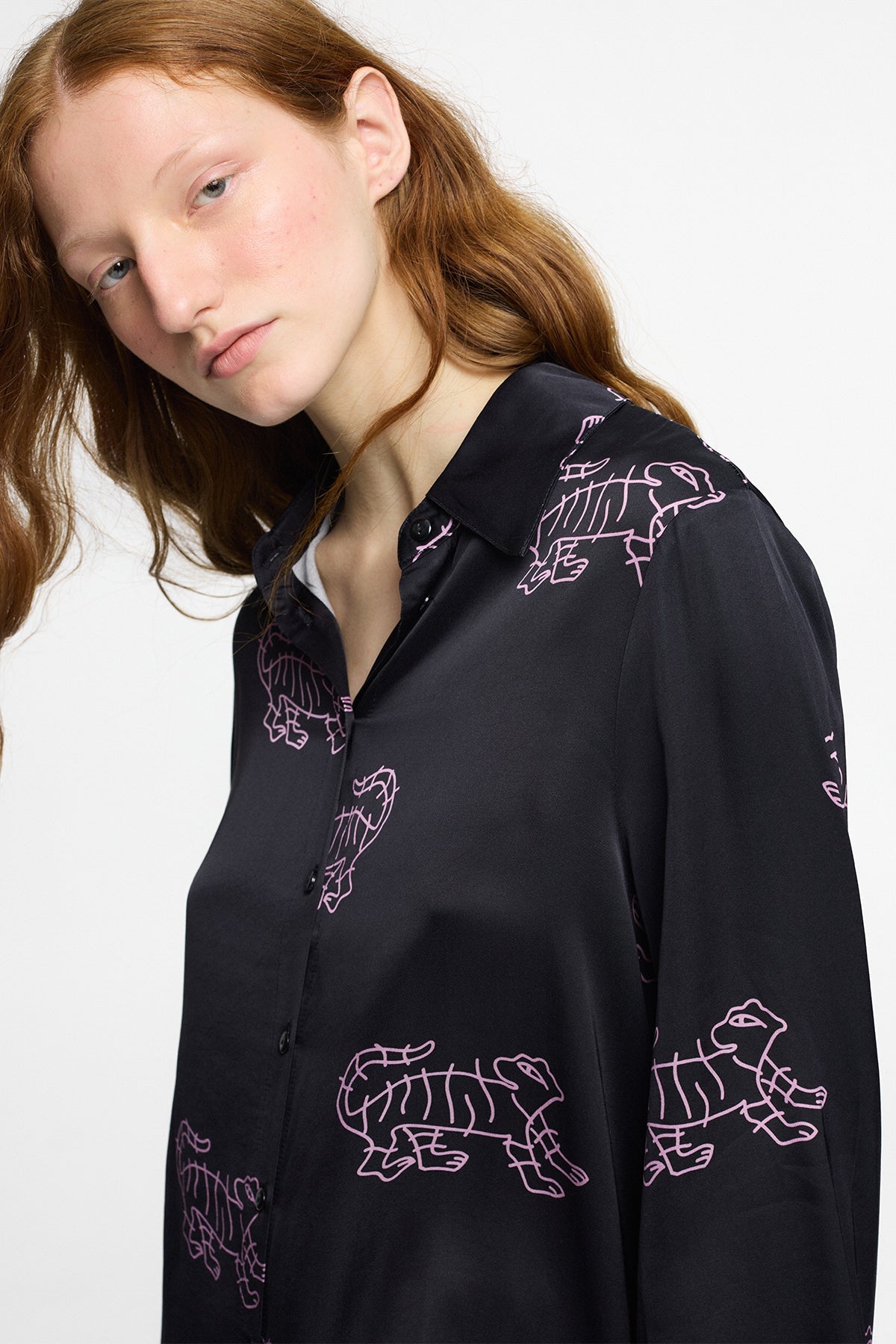 Camisa Marti Tigress Negro - Polonio