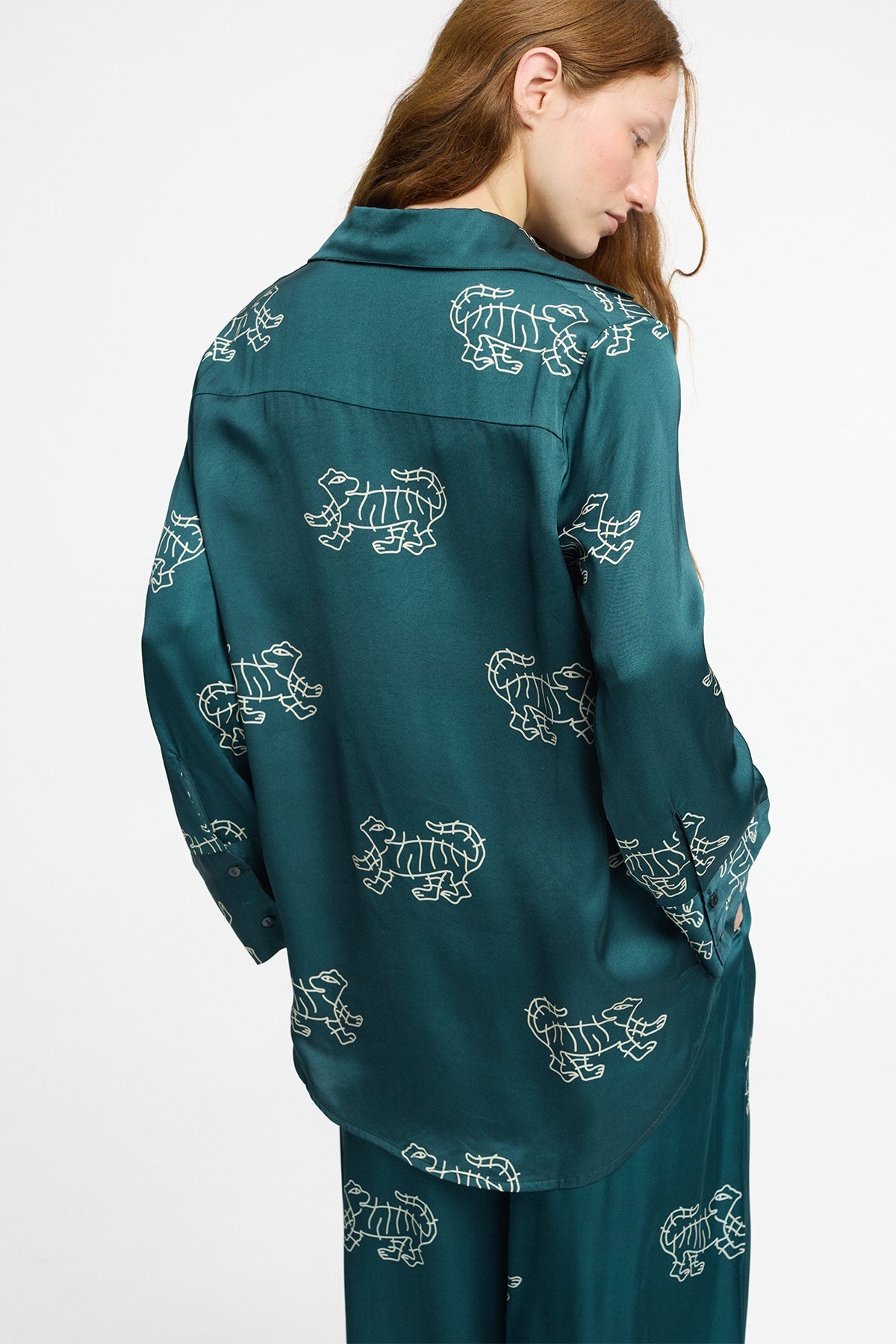 Camisa Marti Tigress Petrol - Polonio
