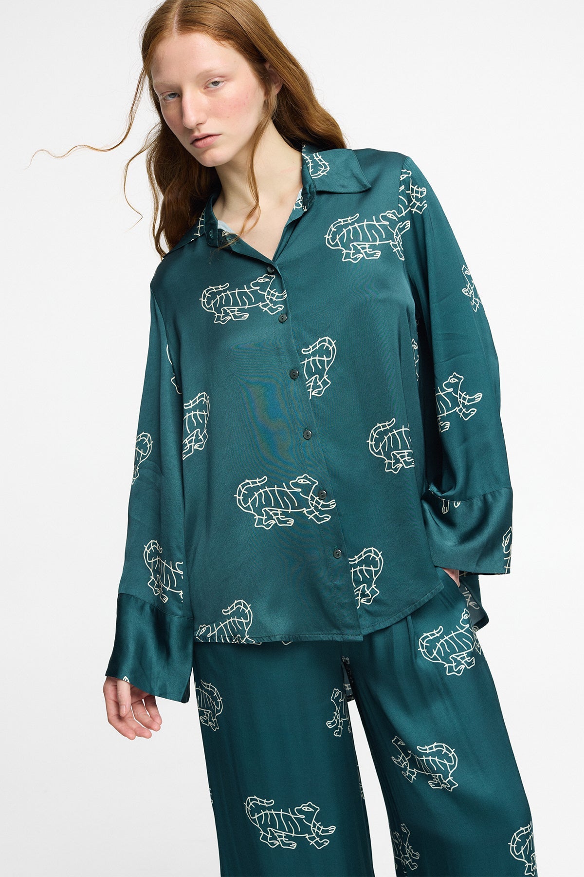 Camisa Marti Tigress Petrol - Polonio