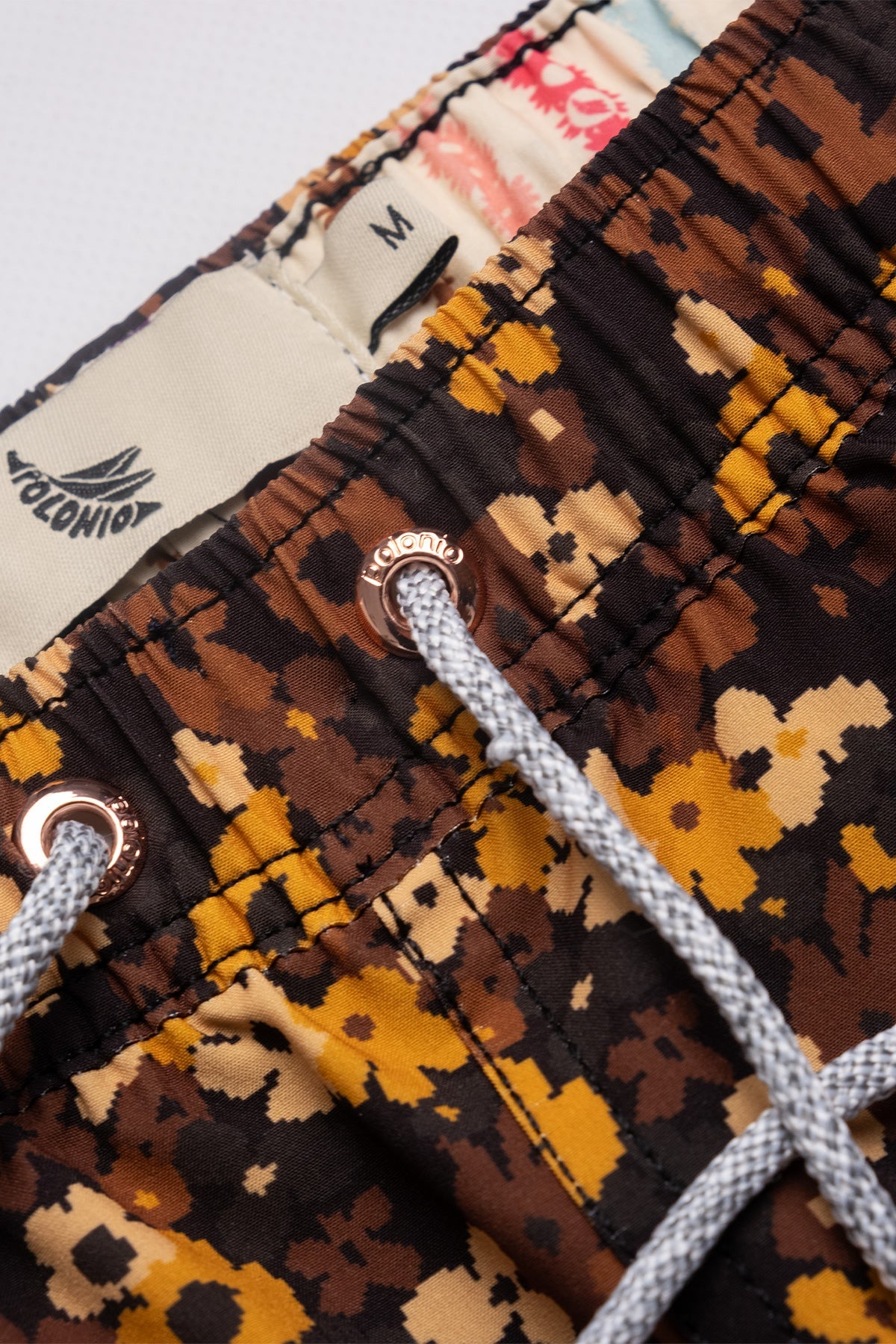 Classic Swim Trunks in Pixel Floral